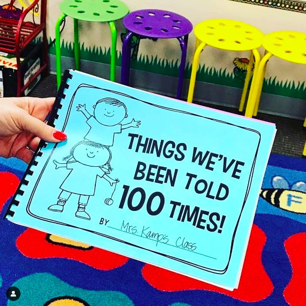 100-times-phrase-book The cover of a booklet entitled "Things We've Been Told 100 Times"