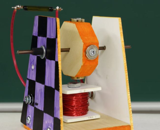 Sixth Grade Science: Simple Motor A simple motor built from basic materials