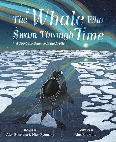 The Whale Who Swam Through Time Book cover for The Whale Who Swam Through Time as an example of history books for kids