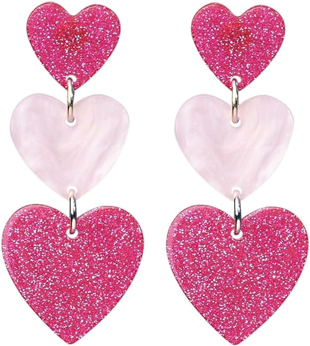 valentines-day-earrings heart earrings for a valentine's day gift for teachers