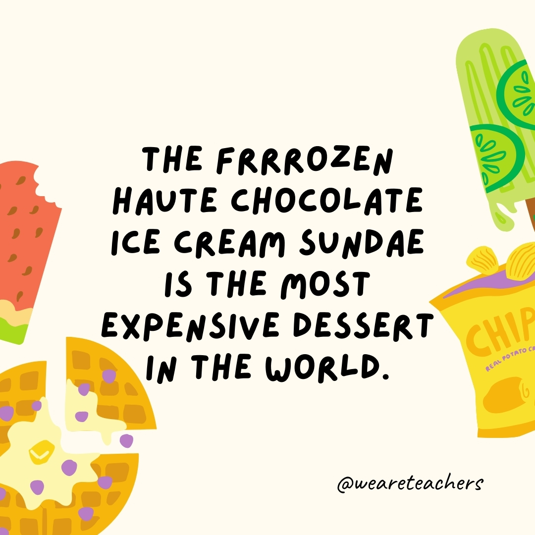 The Frrrozen Haute Chocolate ice cream sundae is the most expensive dessert in the world. The Frrrozen Haute Chocolate ice cream sundae is the most expensive dessert in the world.
