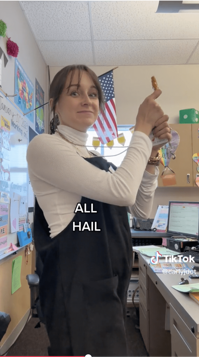 This TikTok Teacher’s Bizarre Attention-Getter Just Made Us LOL
