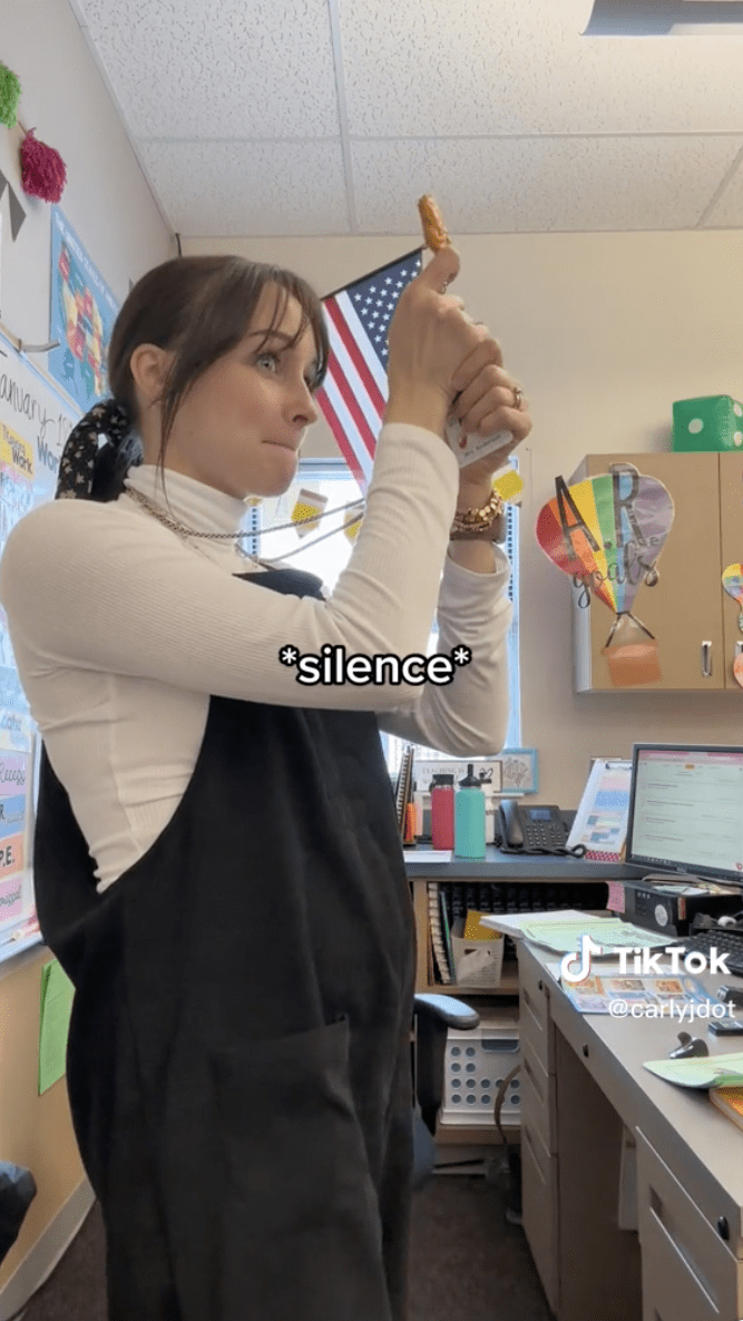 This TikTok Teacher’s Bizarre Attention-Getter Just Made Us LOL