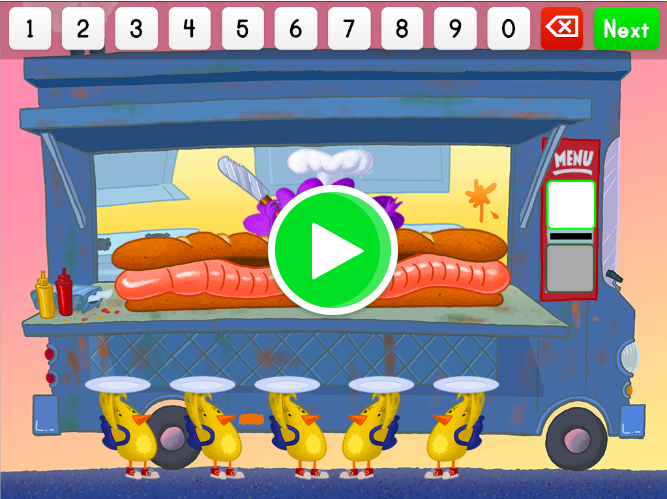 worm-sandwich-fractions Main screen of online fraction game Worm Sandwich Fractions