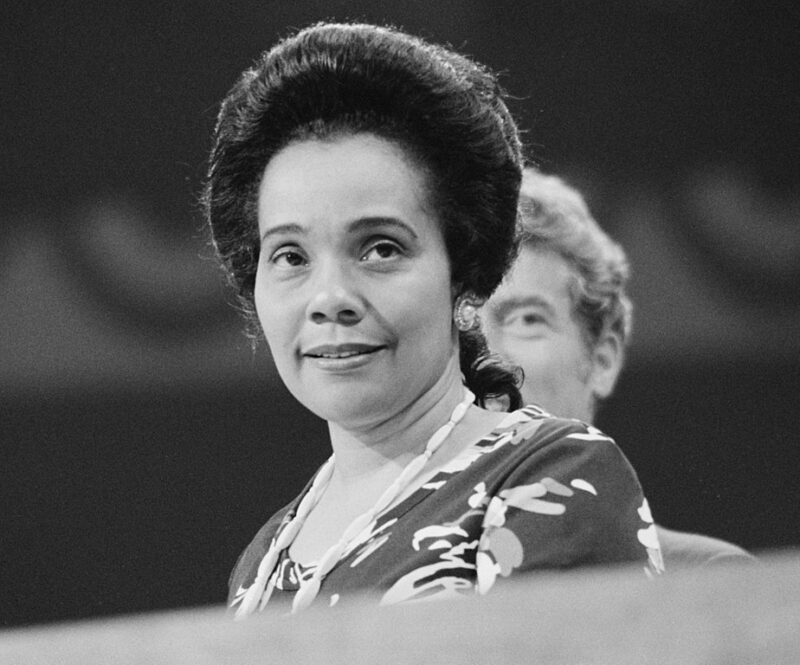 Famous Black Women Coretta Scott King at the Democratic National Convention, New York City