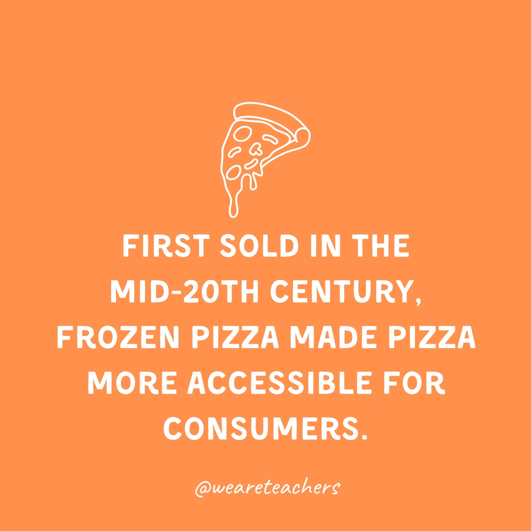 First sold in the mid-20th century, frozen pizza made pizza more accessible for consumers. First sold in the mid-20th century, frozen pizza made pizza more accessible for consumers.