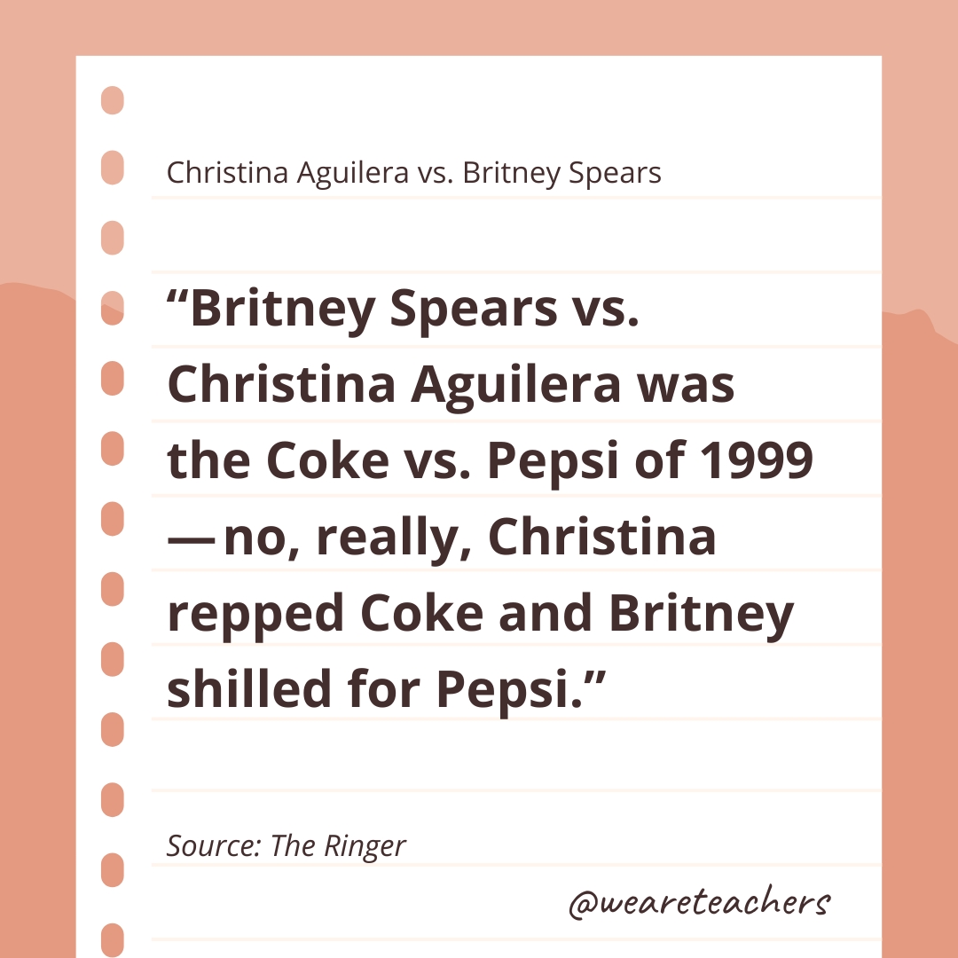 Christina Aguilera vs. Britney Spears Christina Aguilera vs. Britney Spears- compare and contrast essay example