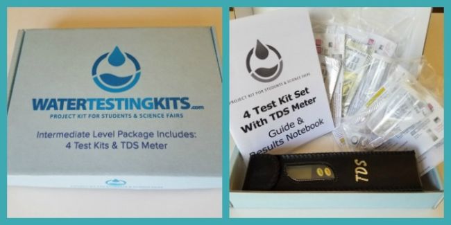 8th Grade Science Water Testing Homeschool Scientist Water quality testing kit with TDS meter