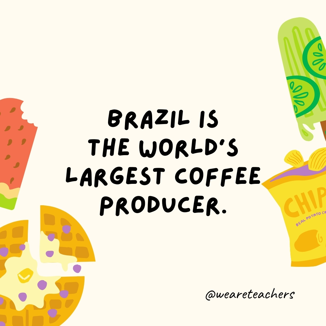 Brazil is the world’s largest coffee producer. Brazil is the world's largest coffee producer.