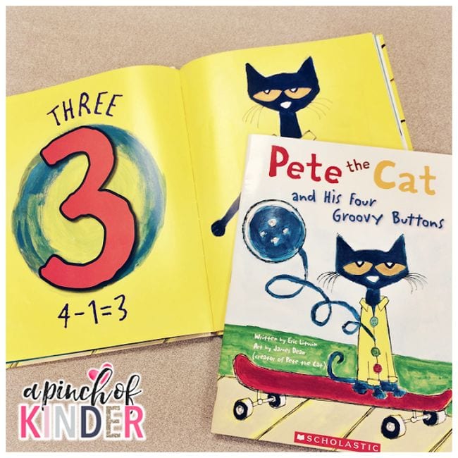 pete-the-cat-math Cover view and inside view of Pete the Cat book