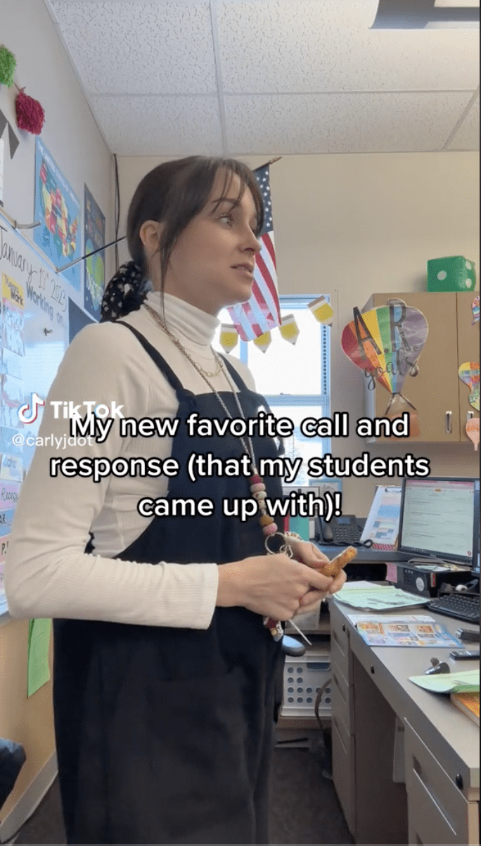 This TikTok Teacher’s Bizarre Attention-Getter Just Made Us LOL