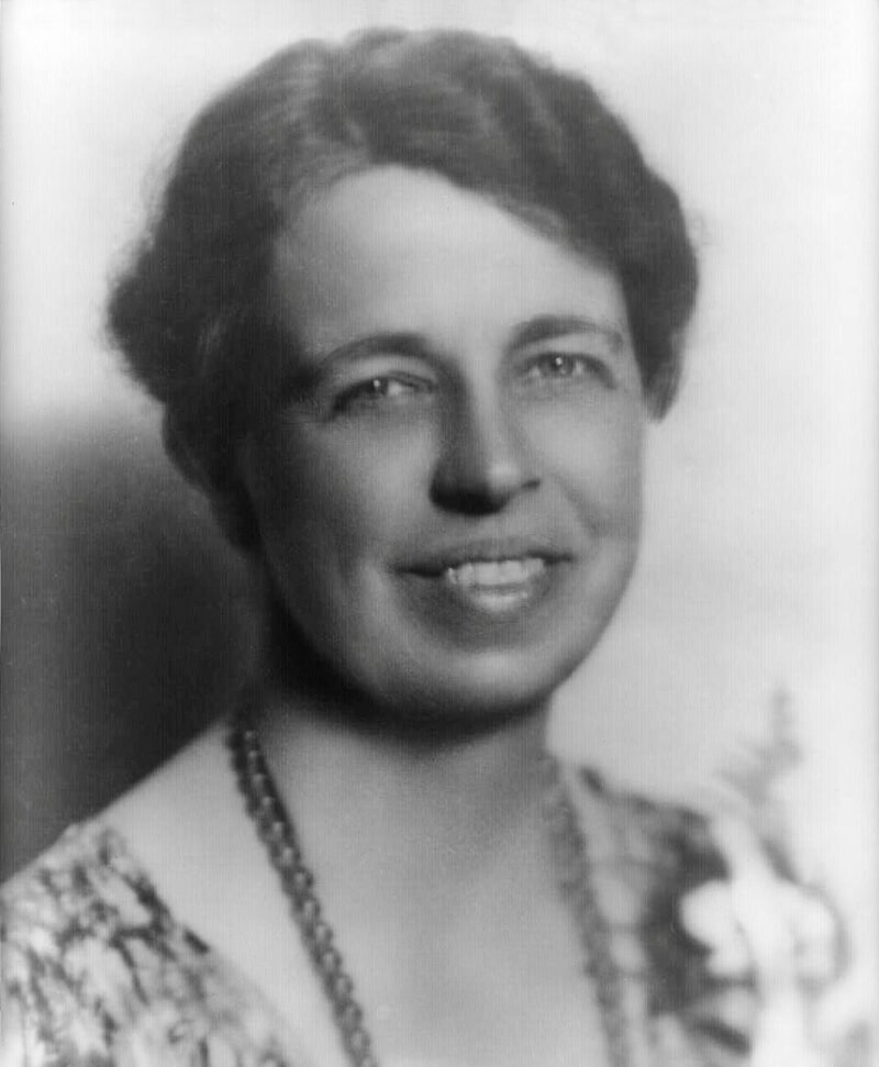 Famous Women in History Head-and-shoulders portrait of Eleanor Roosevelt, on the list of famous women in history.