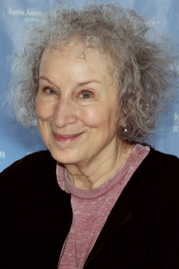 Famous Women in History Author Margaret Atwood at the 2015 Texas Book Festival in Austin, Texas, United States.