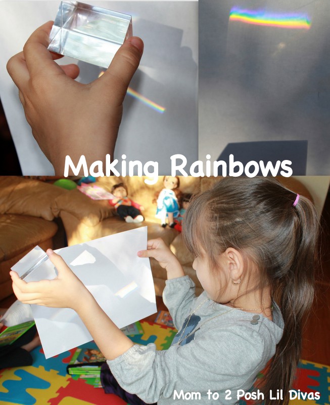 making-rainbows children making rainbows for a saint patrick's day activity