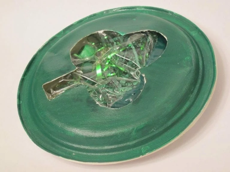 shamrock-shaker-st-patricks-day Shamrock shaker made out of paper plate, as an example of St. Patrick's Day activities