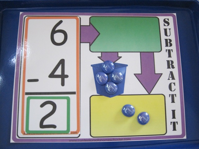 subtract-it The worksheet for a game called Subtract It!