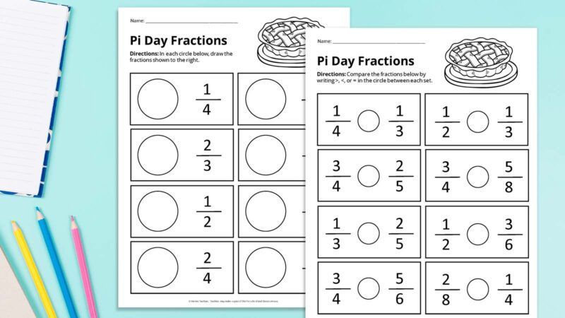 Pi Day Fractions Pi Day Fractions