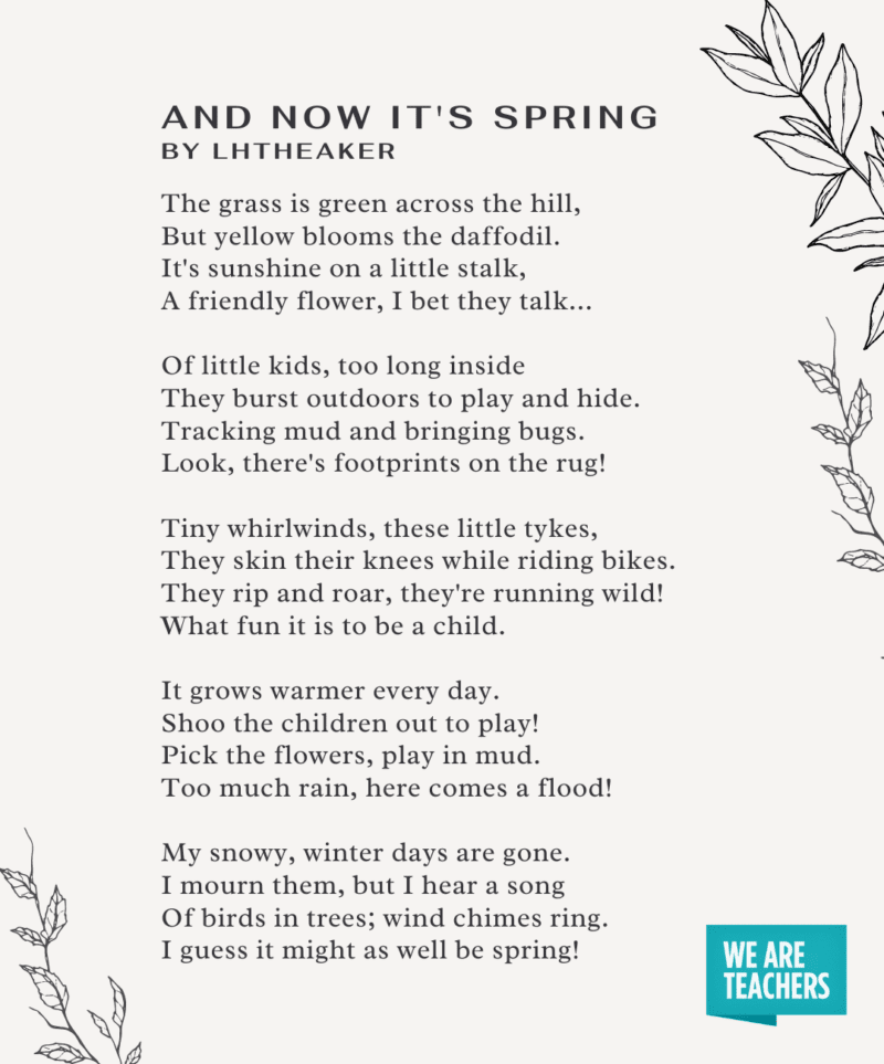 And Now It's Spring by Lhtheaker