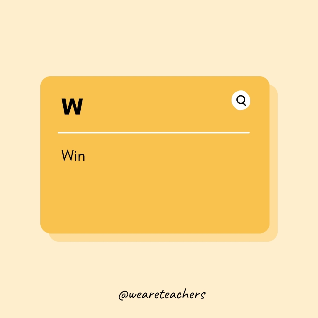 W Win W
Win
