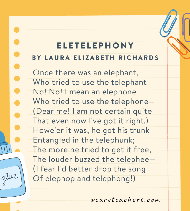 Eletelephony by Laura Elizabeth Richards Eletelephony by Laura Elizabeth Richards