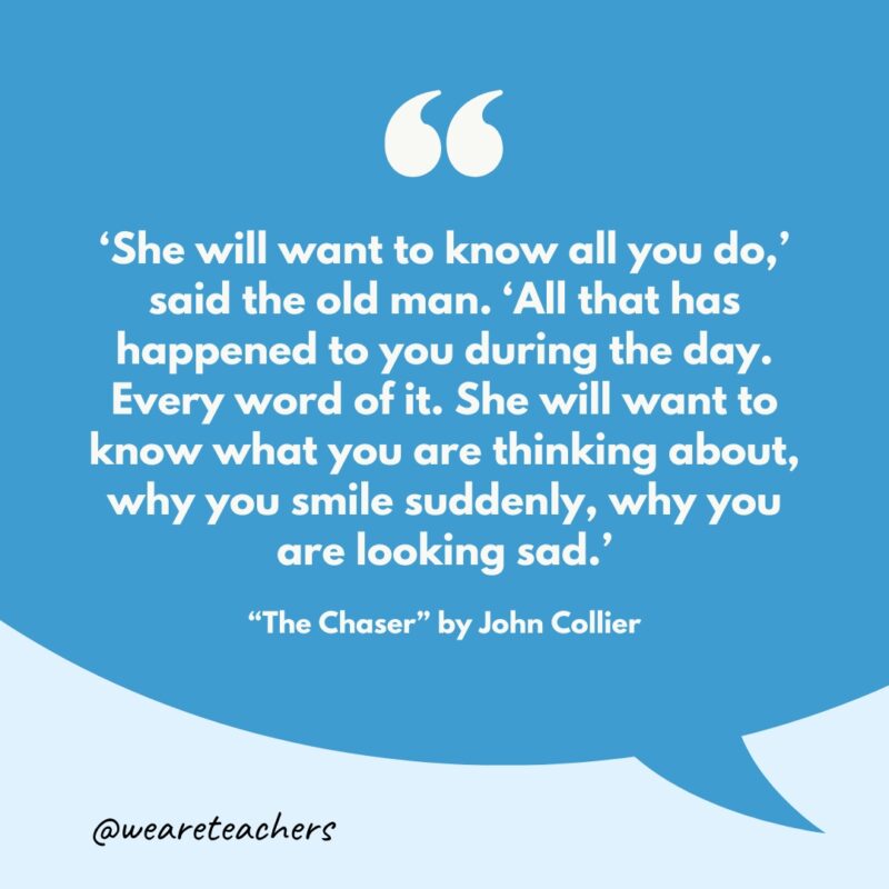 50 Best Short Stories for High School Students “‘She will want to know all you do,’