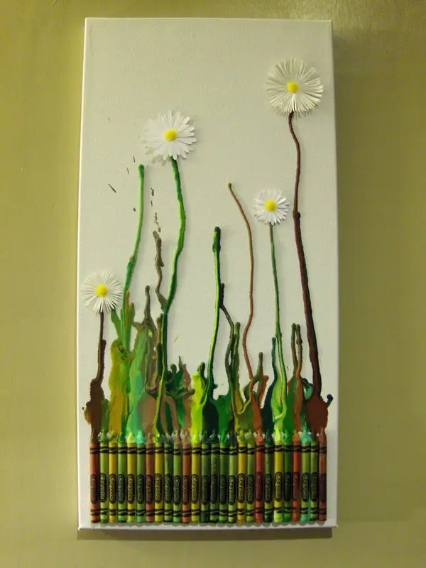 flower-crayons Flower crayons