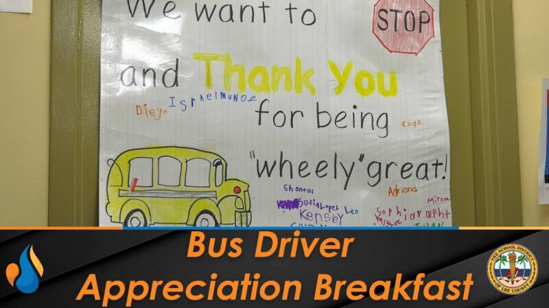 apprecition-breakfast bus driver breakfast banner for a school bus driver appreciation day 2024 idea