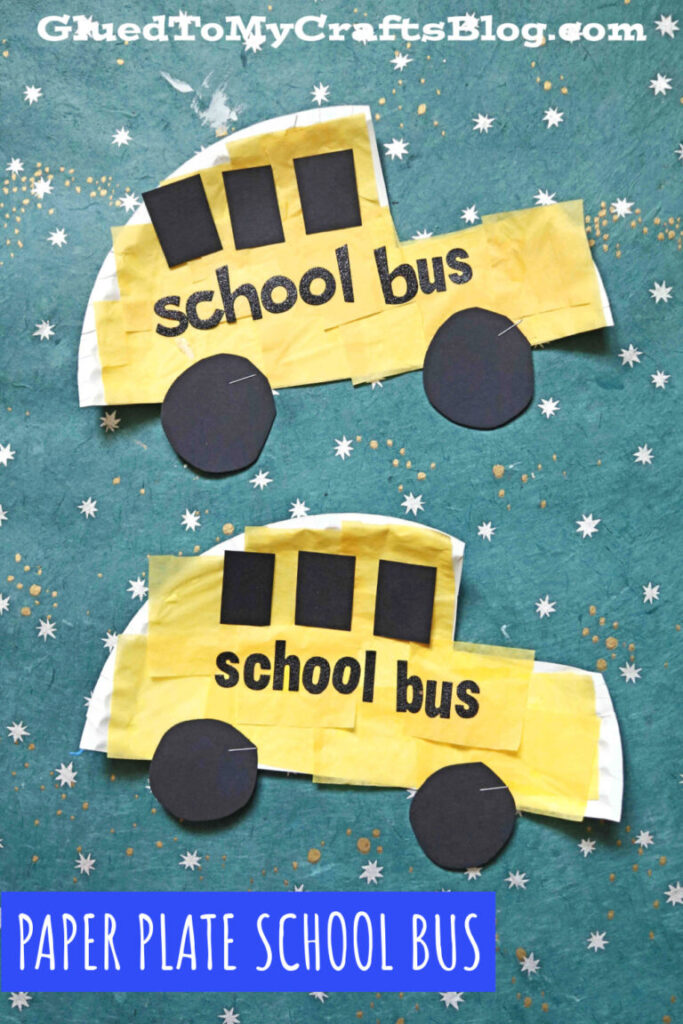 school-bu-craft school bus craft made from paper plates for school bus driver appreciation day 2024