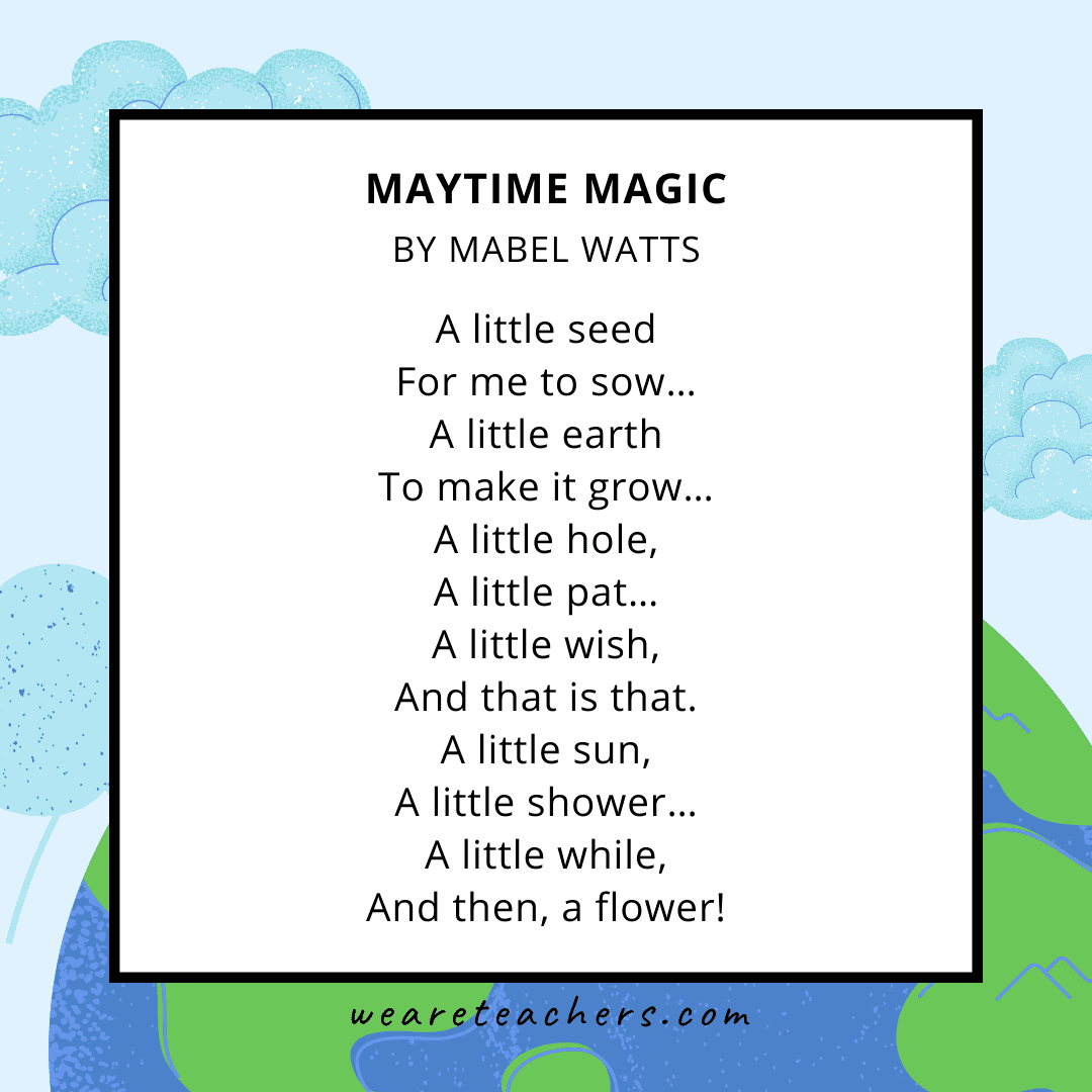 42 Beautiful Earth Day Poems for Kids of All Ages Maytime Magic by Mabel Watts.