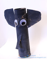 Recylced Sculptures Recycled sculpture made out of toilet paper tube