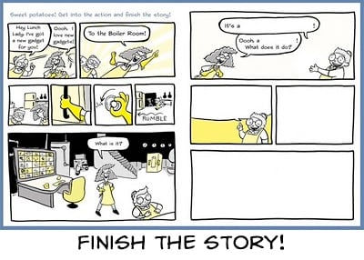 comic-strip lunch lady comic strip