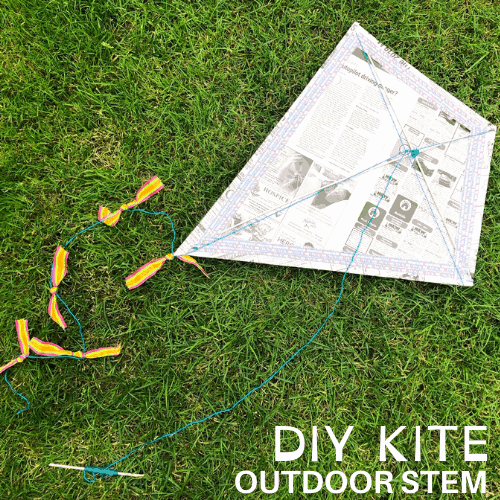 kite-how-to A DIY kite made from newspaper