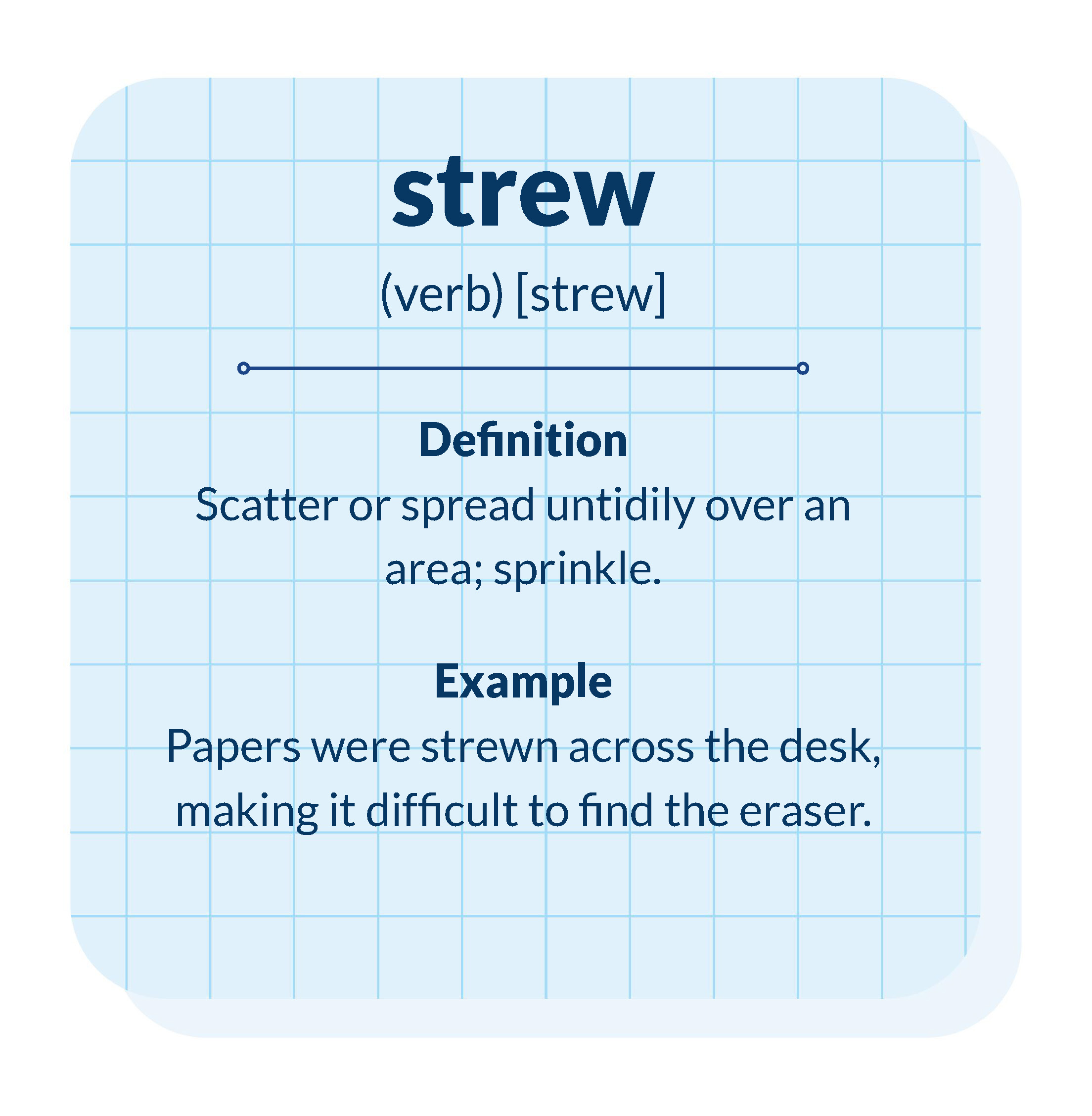 strew