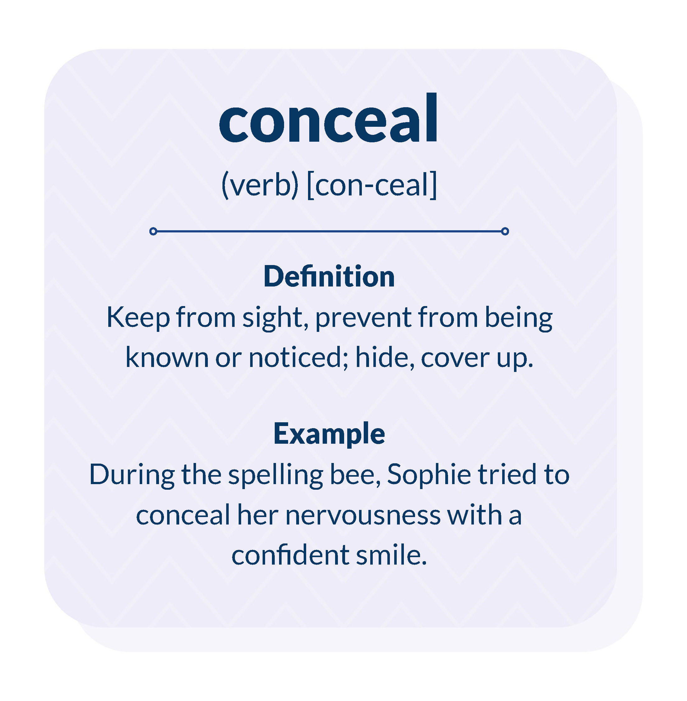 conceal
