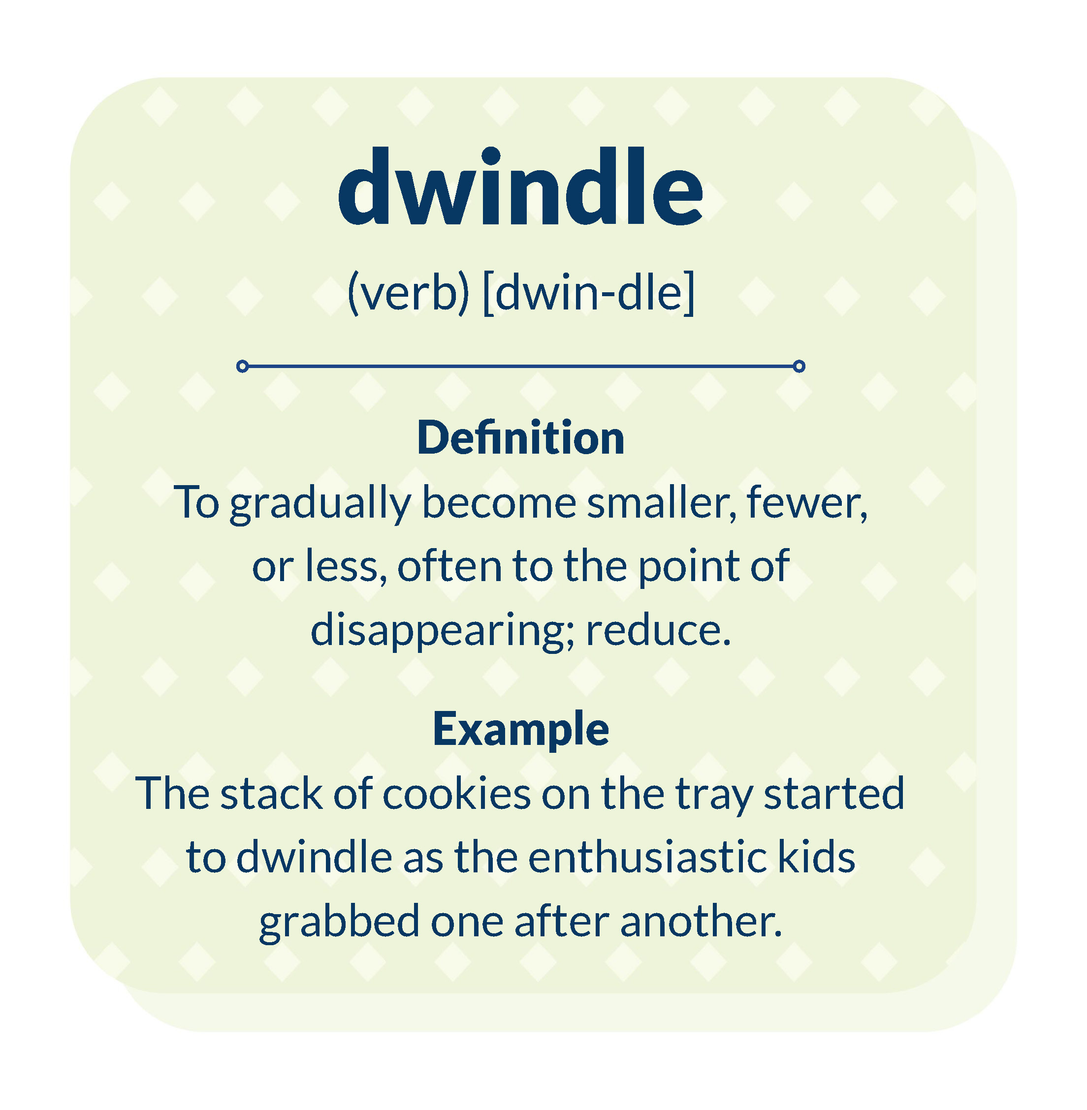 dwindle