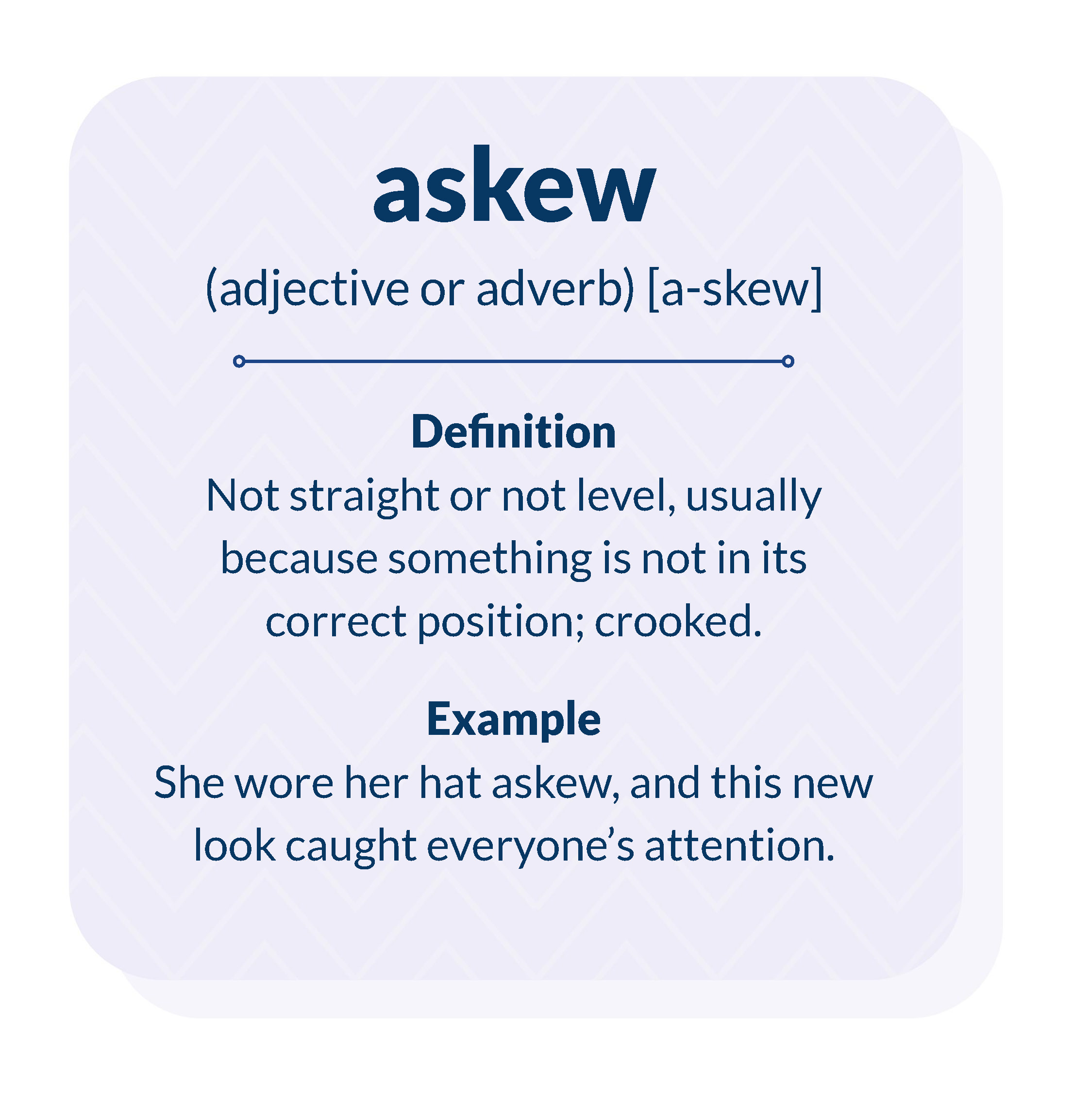 askew