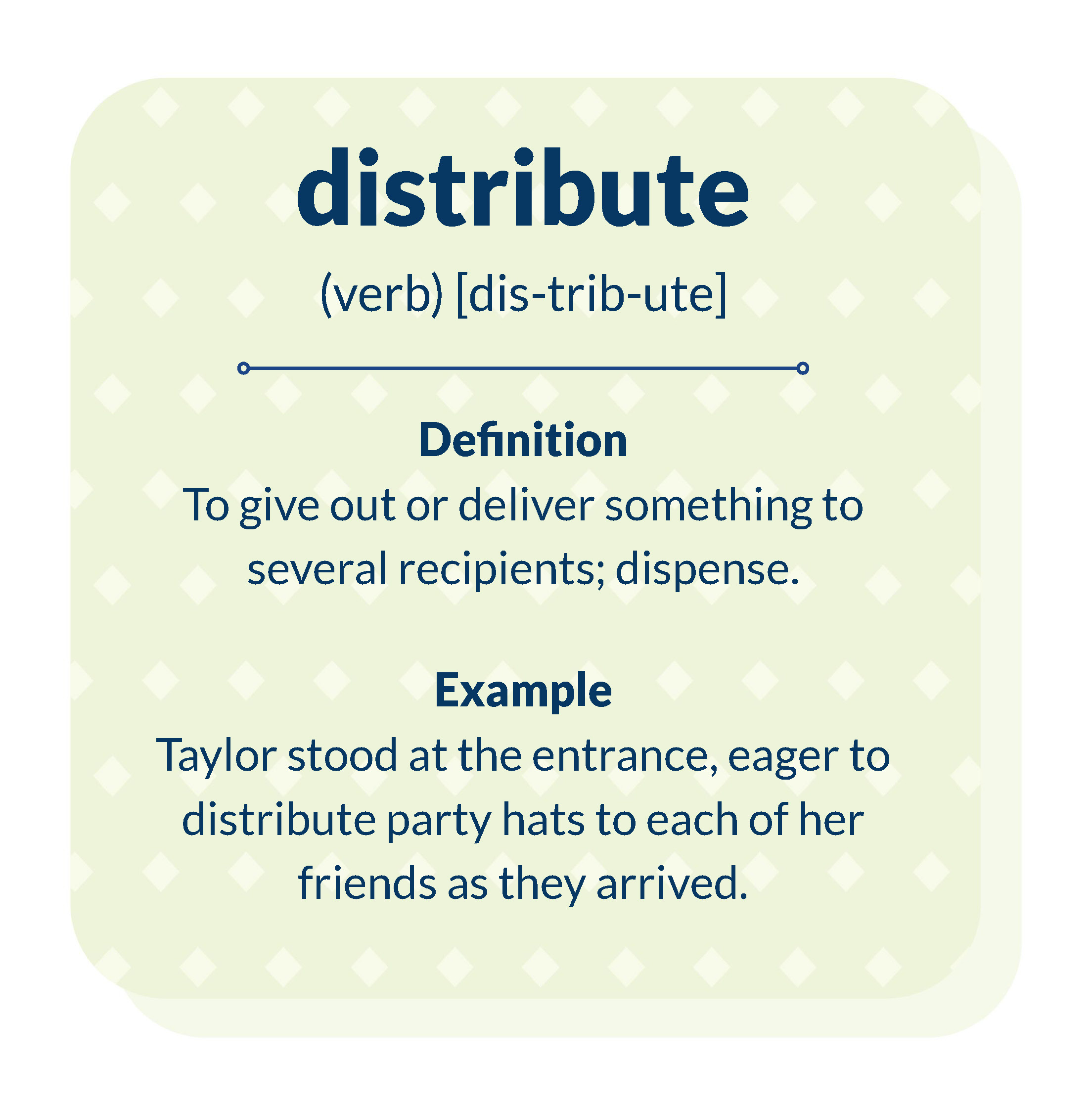 distribute