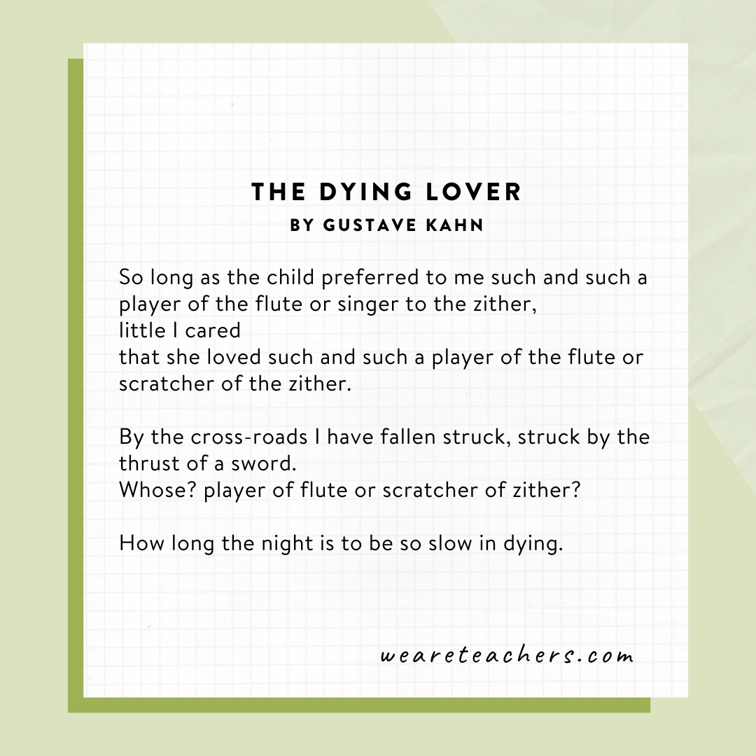 Free-Verse-Poems-10 The Dying Lover by Gustave Kahn