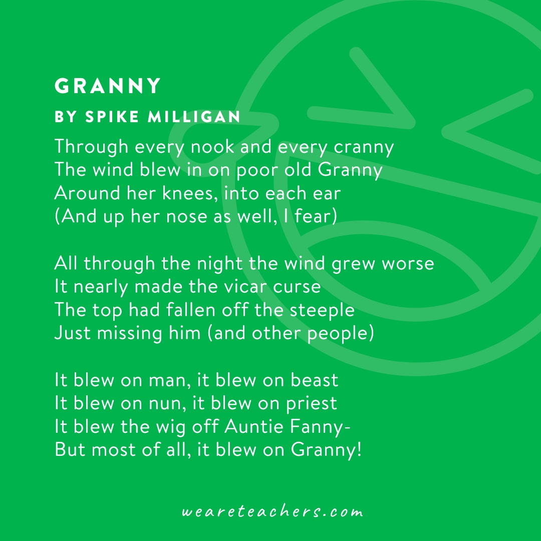 Funny-Poems-8 Granny by Spike Milligan