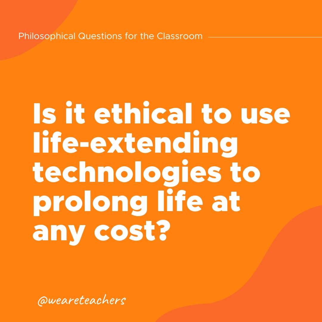 Philosophical-Questions-20_v2 Is it ethical to use life-extending technologies to prolong life at any cost?