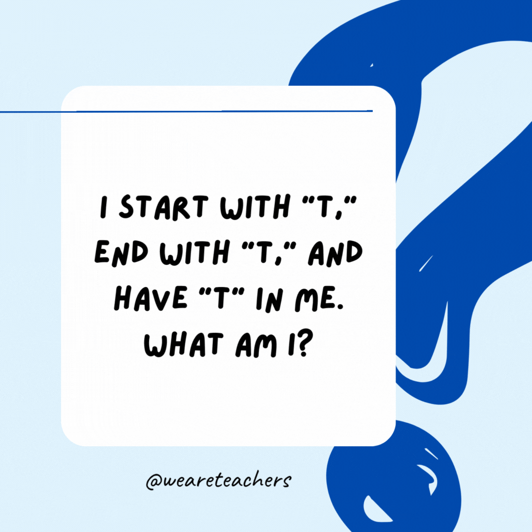 I start with 