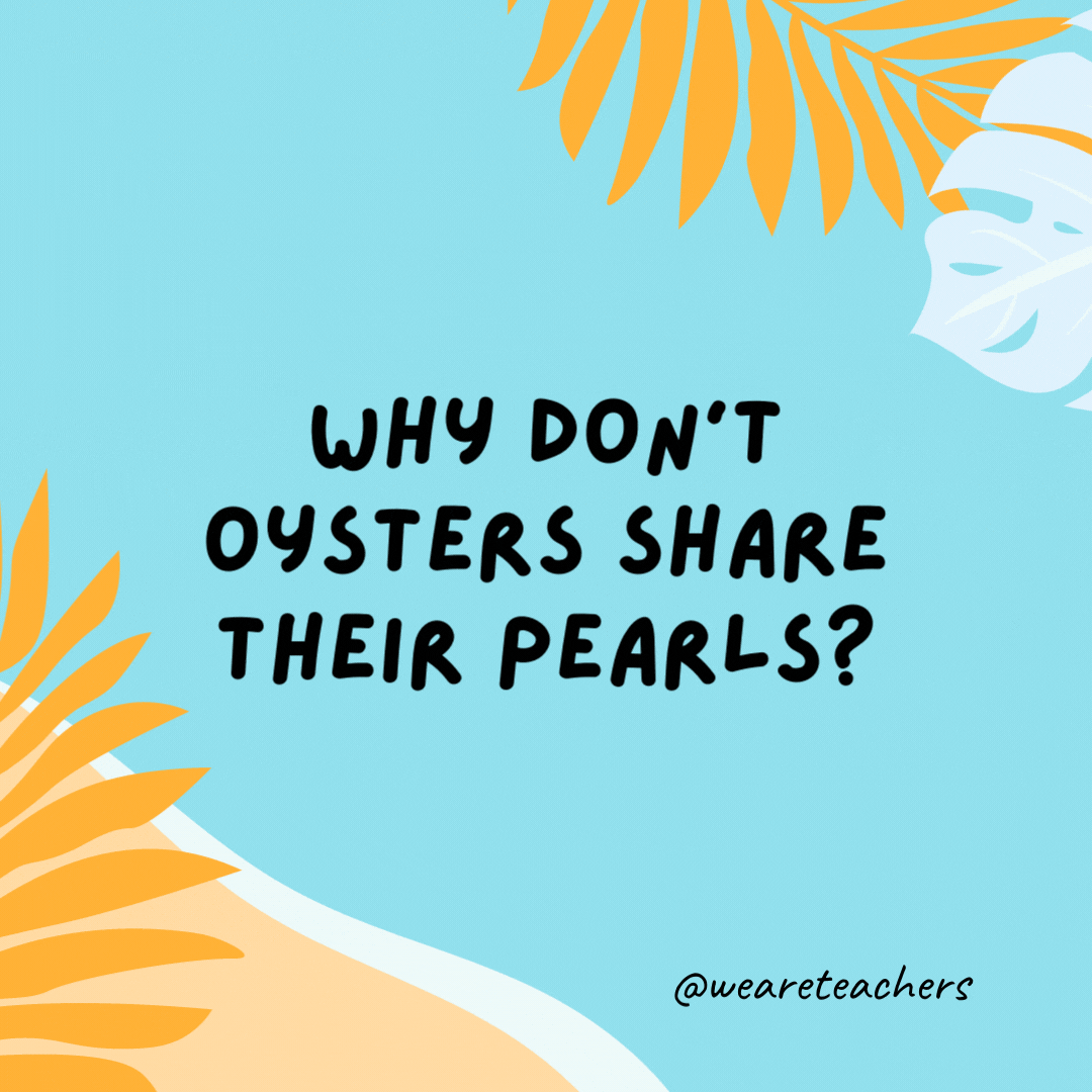 38 Super Silly Summer Jokes for Kids Why do fish like to eat worms? Because they get hooked on them.