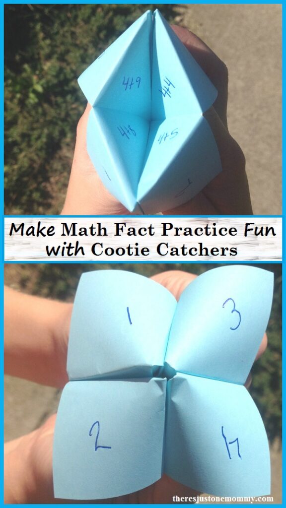 cootie-catcher math cootie catcher