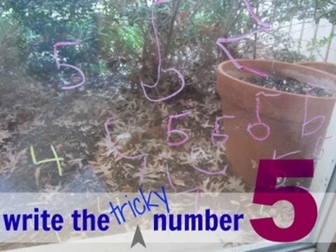 window numbers written on a window