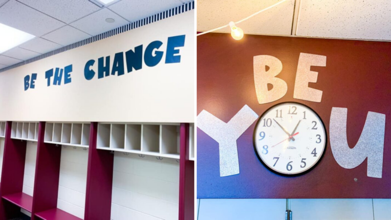 Classroom theme featuring Be You décor.