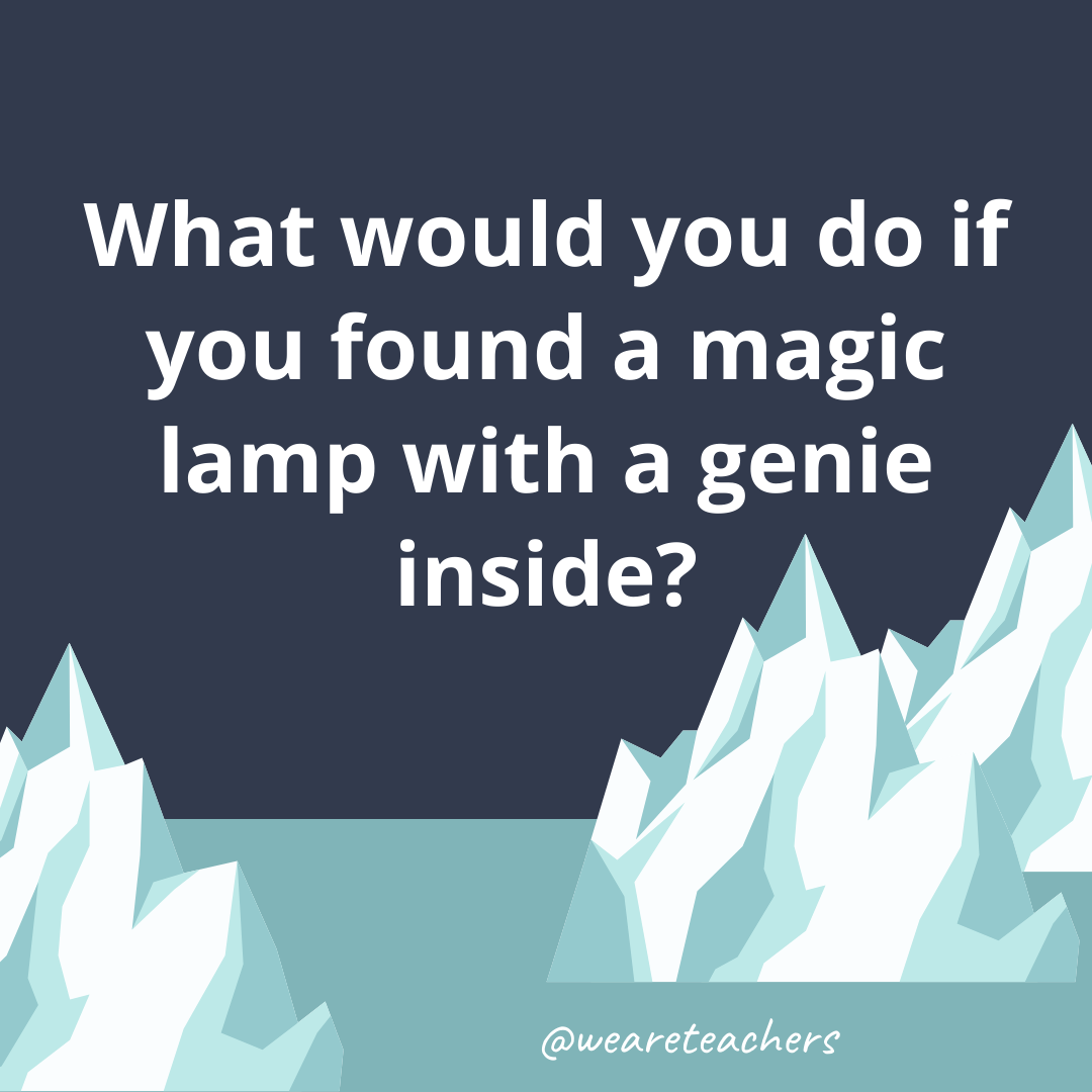 What would you do if you found a magic lamp with a genie inside? What would you do if you found a magic lamp with a genie inside?