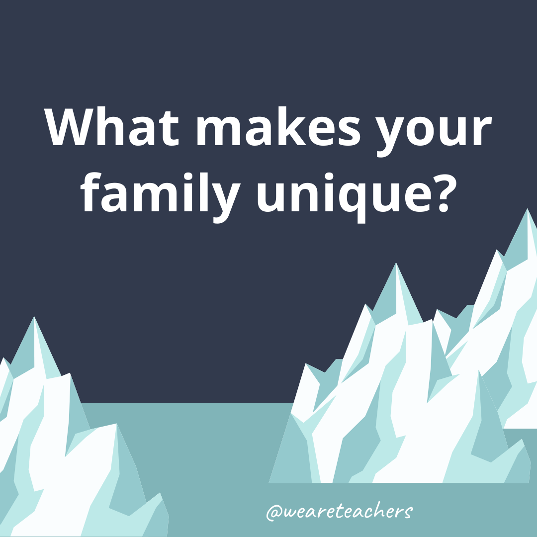 What makes your family unique? What makes your family unique?