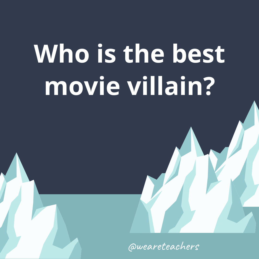 Who is the best movie villain? Who is the best movie villain?