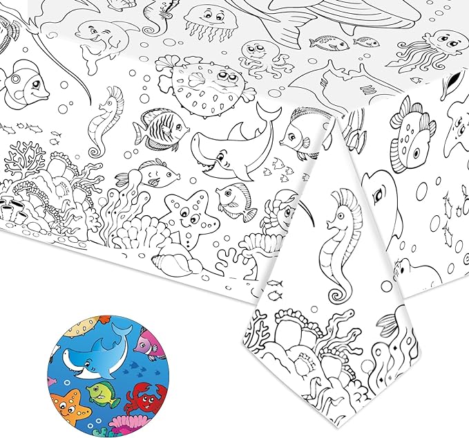 tablecloth tablecloth with space to color