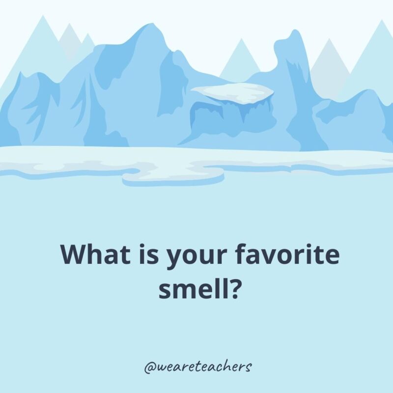 What is your favorite smell? What is your favorite smell?
